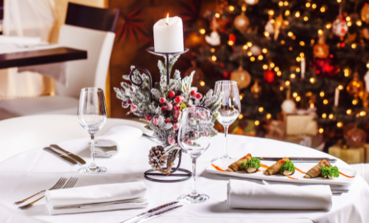 Christmas restaurant